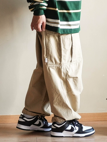 [22AW秋冬新款大兜多口袋工装裤男CityBoy风格日潮钓鱼宽松休闲裤]