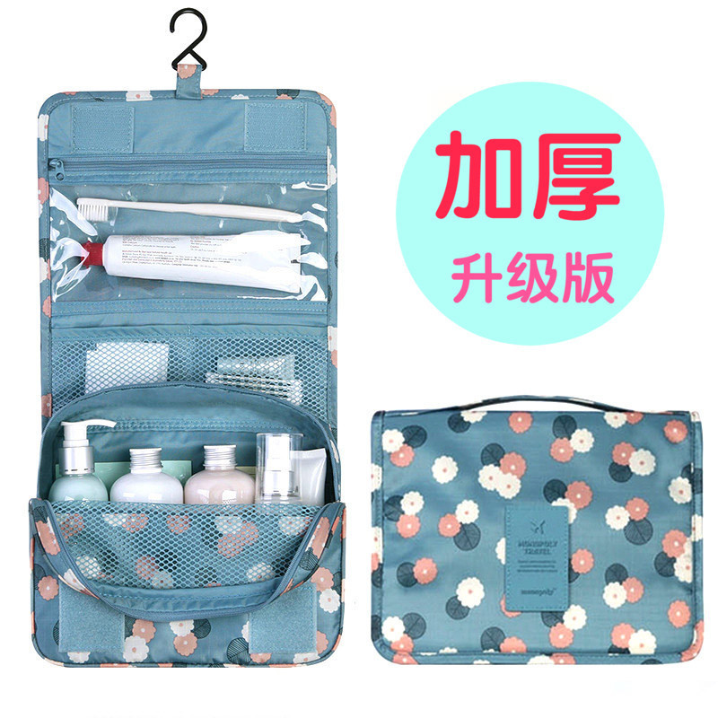 New color travel storage bag hook wash bag hanging storage bag cosmetic bag foldable portable finishing bag
