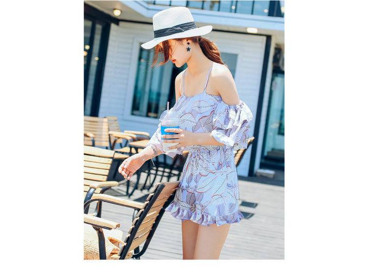 2018 cặp đôi mới bơi đồ bơi ba mảnh thép tấm áo tụ tập mùa xuân nóng bỏng set đồ đi biển cho bé trai - Vài đồ bơi