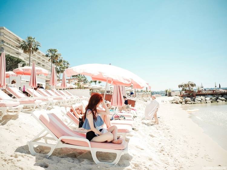 Áo len lông xù màu xanh nước biển cao eo bikini kích thước váy ngực bảo thủ sinh viên spa áo tắm chia - Bikinis ao boi nu