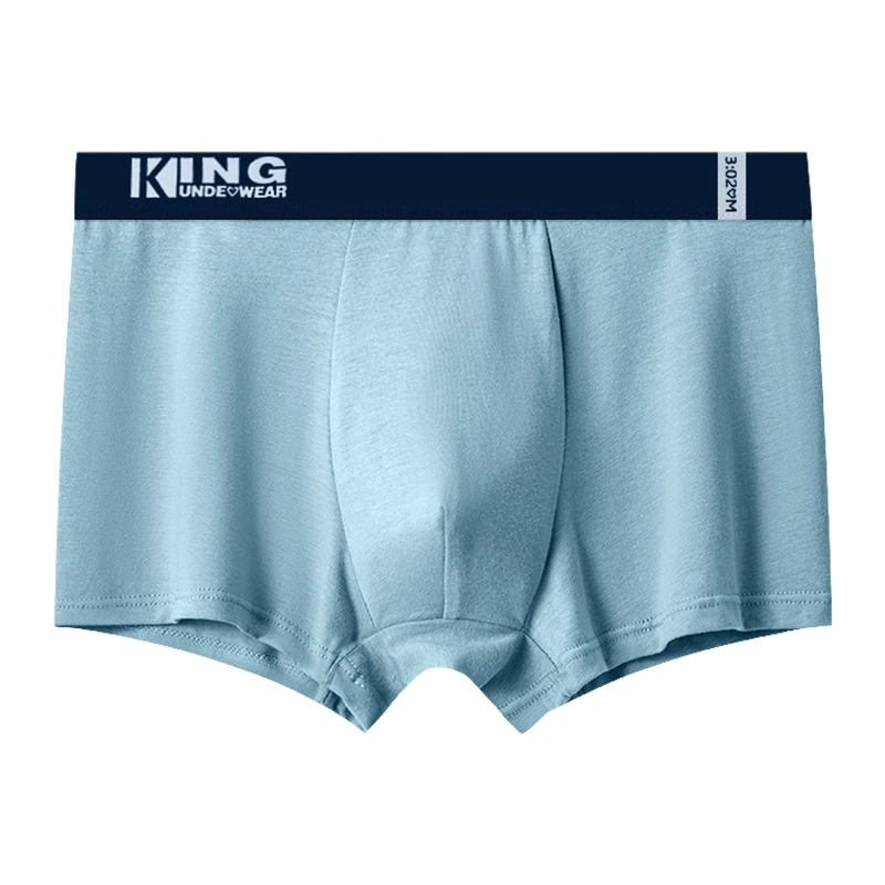 Curra Kstin秋冬男士内裤抗菌亲肤透气平角裤宽松大码四角短裤D