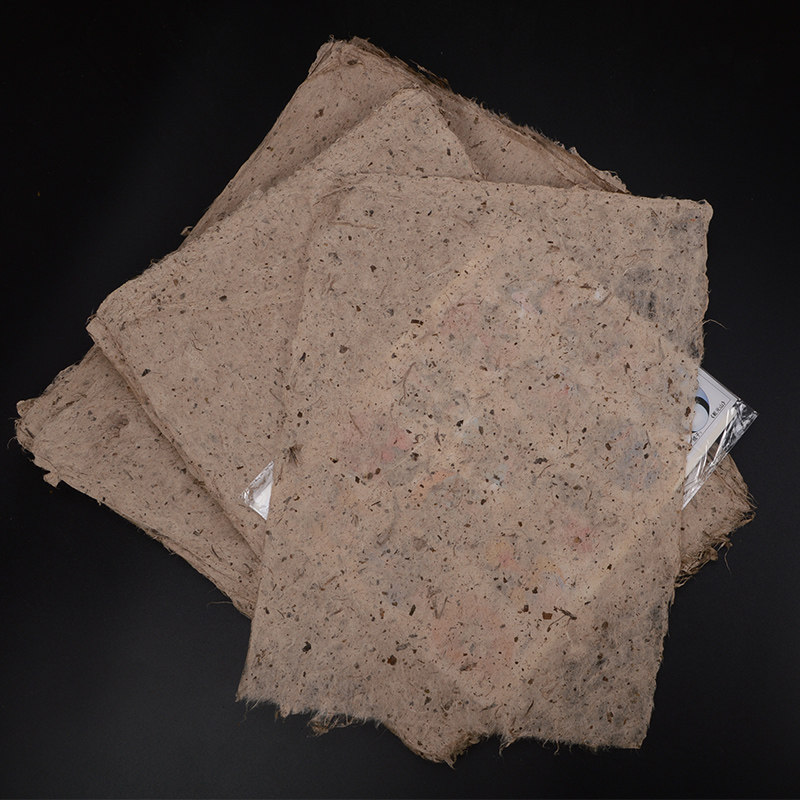 West and hemp paper tectonics leather paper imitation ancient calligraphy country painting for old paper Moxibustion Mulberry paper Ai special paper Dunhuang remnant paper Half raw and semi-cooked soil paper Chu paper 30 * 40 cm 50 Sealed Wine Wrapping Paper
