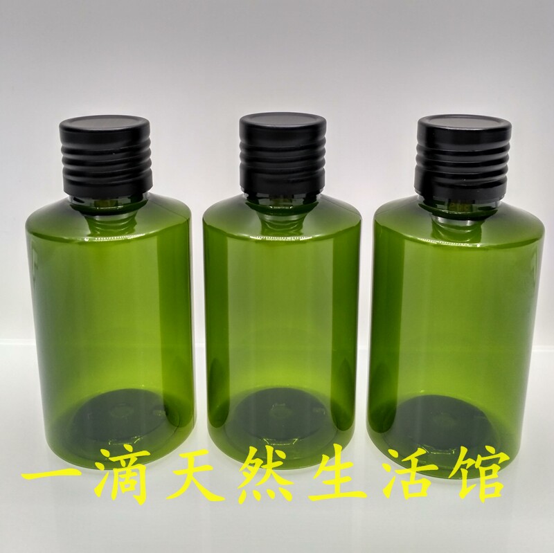 New 100ml pure dew bottle high - end atmosphere containing Nessel thoroughly leak - proof ink green