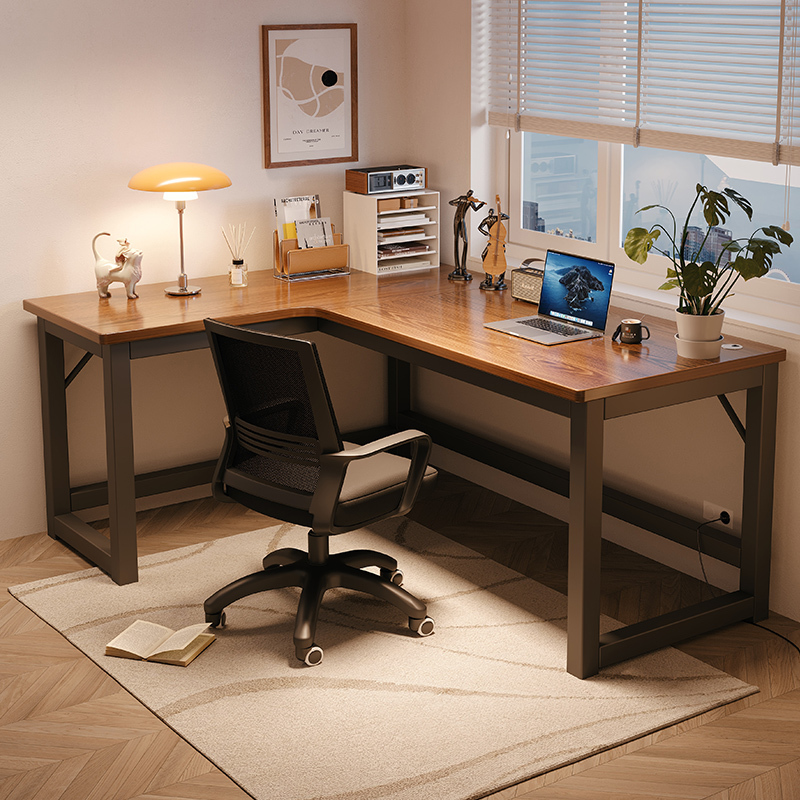 Corner Desk Student Home Study Desk Bookshelf Integrated Table Desktop Corner Computer Desk 7-Shaped Work Desk Corner Desk Student Home Study Desk Bookshelf Integrated Table Desktop Corner Computer Desk 7-Shaped Work Desk