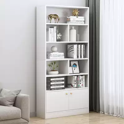 Bookshelf Simple floor-to-ceiling simple economical living room shelf Student desk bedroom storage small bookcase save space