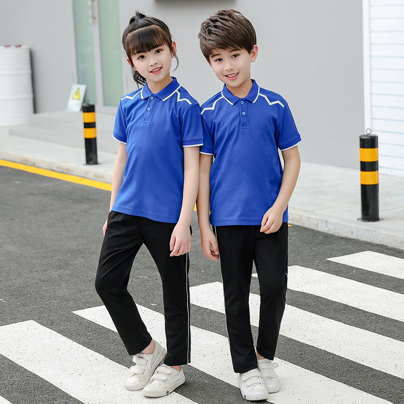 Summer Money College School Uniforms Men And Women Short Sleeves Long Pants Middle School Elementary School Kids High Middle Class Clothes Lovers Casual Sports Sleeves