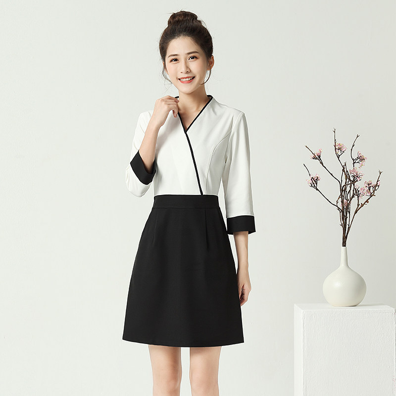Beauty Division workwear Summer new wellness spa clubhouse foot bath massage hydrotherapy technician clothes beauty salon