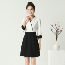 Beautician work clothes Autumn New Health spa Club foot bath massage spa technician uniform beauty salon work clothes