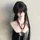 Ancient Style Hanfu Cosplay for Young Men, Chinese Style Black Long Straight Hair, Everyday Cool and Refined Look, Realistic Full Wig