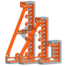 Cast iron three-dimensional welding flexible T-groove test platform fixture support angle iron quick locking pin compactor