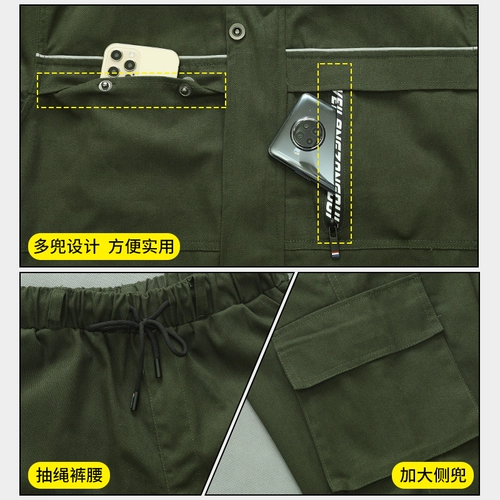 Весенний хлопковый износостойкий комбинезон, увеличенная толщина, защита от ожогов, делается под заказ