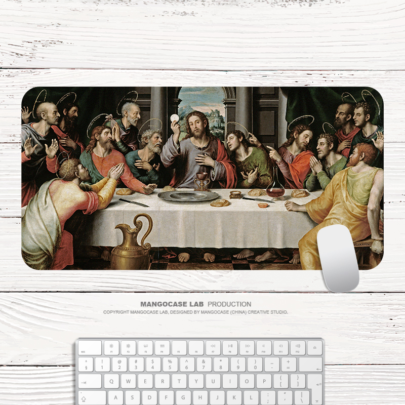 Girls gaming oversized laptop keyboard mouse pad INS wind original desk pad female plus size small