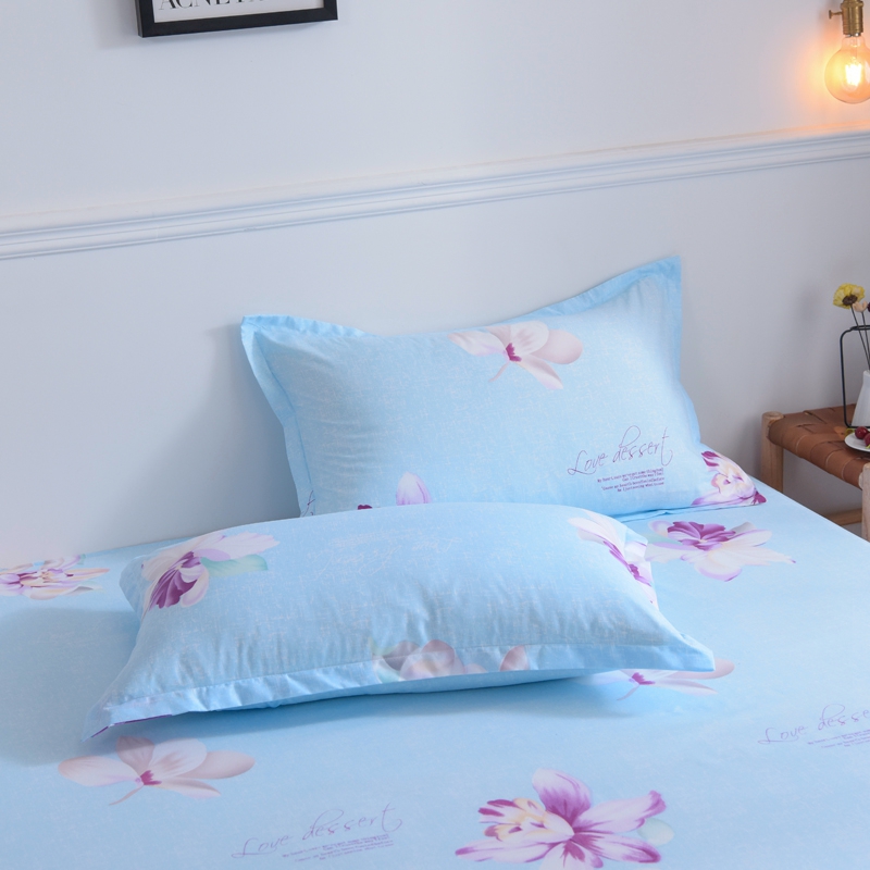 Aloe Cotton Pillowcase 4874 Pure Cotton Pair With Pillow Headgear Double Student Pillowy Summer