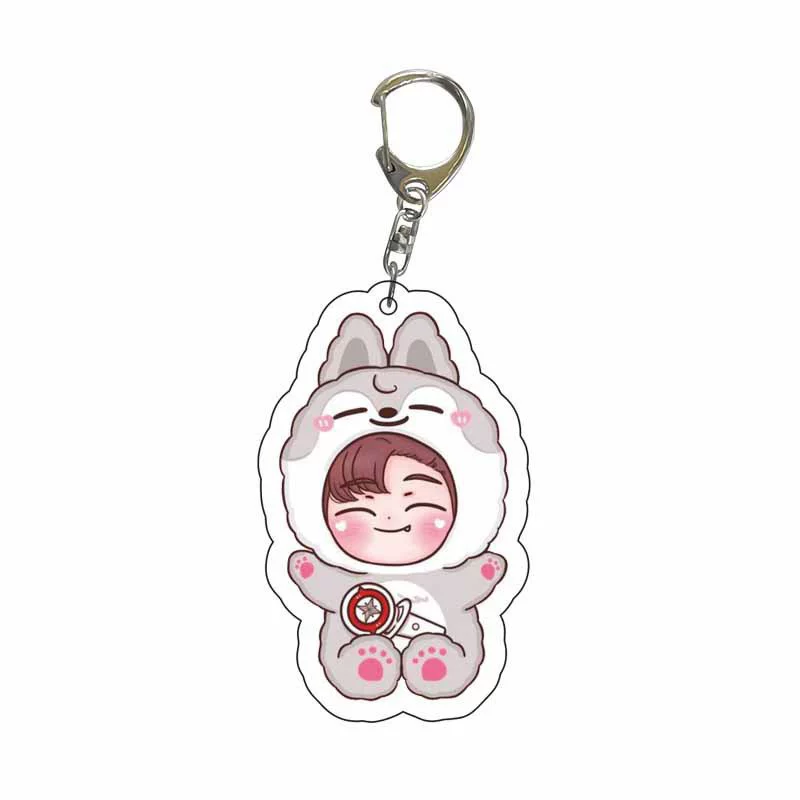 Акриловый брелок Stray Kids SKZOO, фигурка-талисман 8,4×5,24×3,5 см, 22 г