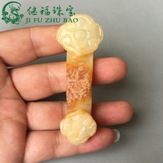 Украшения на руку 古玩杂项仿古老玉器岫玉吉祥如意手把件高古老岫玉玉如意摆件挂饰