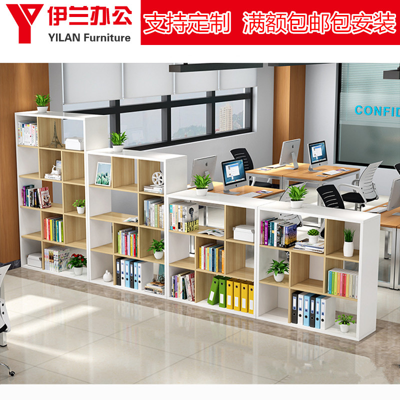 File cabinet wooden bookcase combination bookshelf locker display cabinet severance cabinet customization