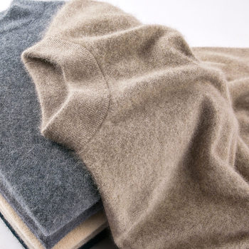 Gift your family a light luxury heavyweight sweater long-sleeved half-turtleneck sweater for men solid color business casual sweater Gift your family a light luxury heavyweight sweater long-sleeved half-turtleneck sweater for men solid color business casual sweater