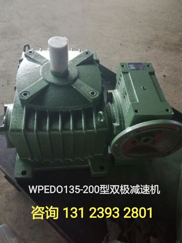 WPEDO WPEDX 50-80 135-200 worm gear reducer Worm gear reducer horizontal bipolar slow speed
