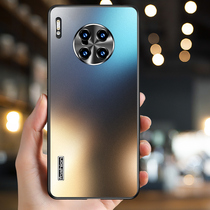 Apply Huawei mate30Pro mobile phone shell new mate30 ultra-thin frosted advanced sensation 5g lens full package anti-fall 30Pro womens net red male tide mete pure color silicone upscale