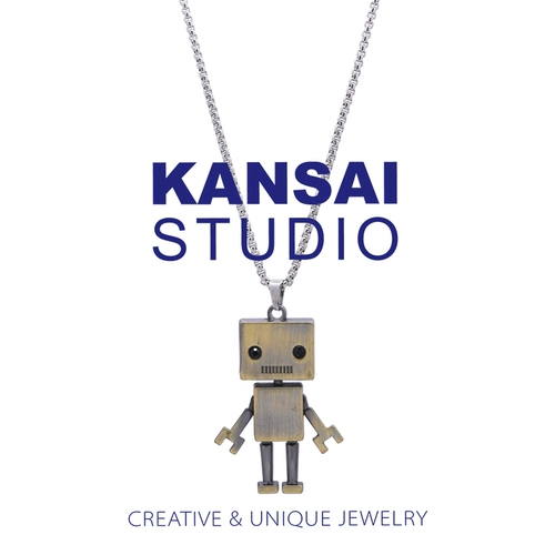 Металлическая милая коробка, подвижный робот подходит для мужчин и женщин