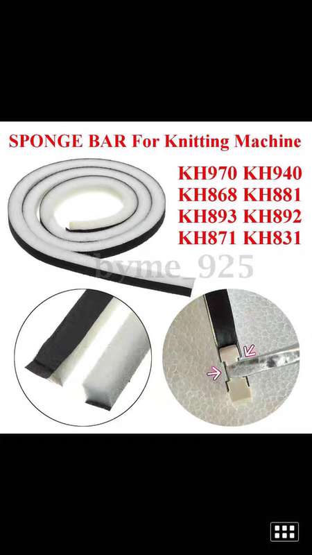 Panda Brand Standard Brand Brother Silver Flute Brand Loom Presser Sponge Kh868 Sk280/155 Knitting Machine Accessories Panda Brand Standard Brand Brother Silver Flute Brand Loom Presser Sponge Kh868 Sk280/155 Knitting Machine Accessories