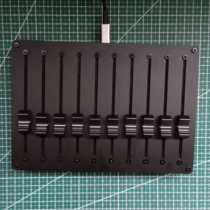 10-way fader with customizable CC information USB interface MIDI controller for music host software