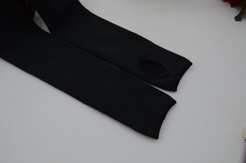 Shunxin Ao cashmere siêu mềm dày dọc sọc mỏng ấm và nhung ngay cả quần chân màu xám sâu 8638 đáy phụ nữ quần legging cho bé gái