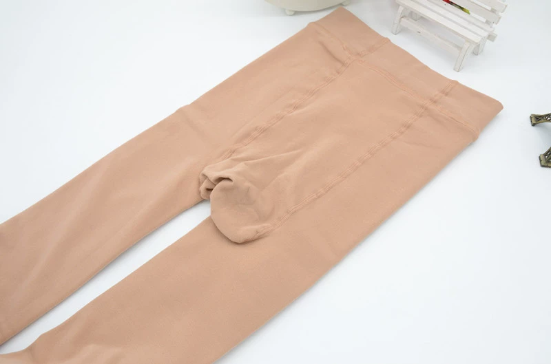 彩 彩 5208 Đầu đông nhung mỏng lông cừu rồng ma thuật quần legging ấm quần một mảnh 1800D nữ chống rỗ quần tất nữ mùa đông