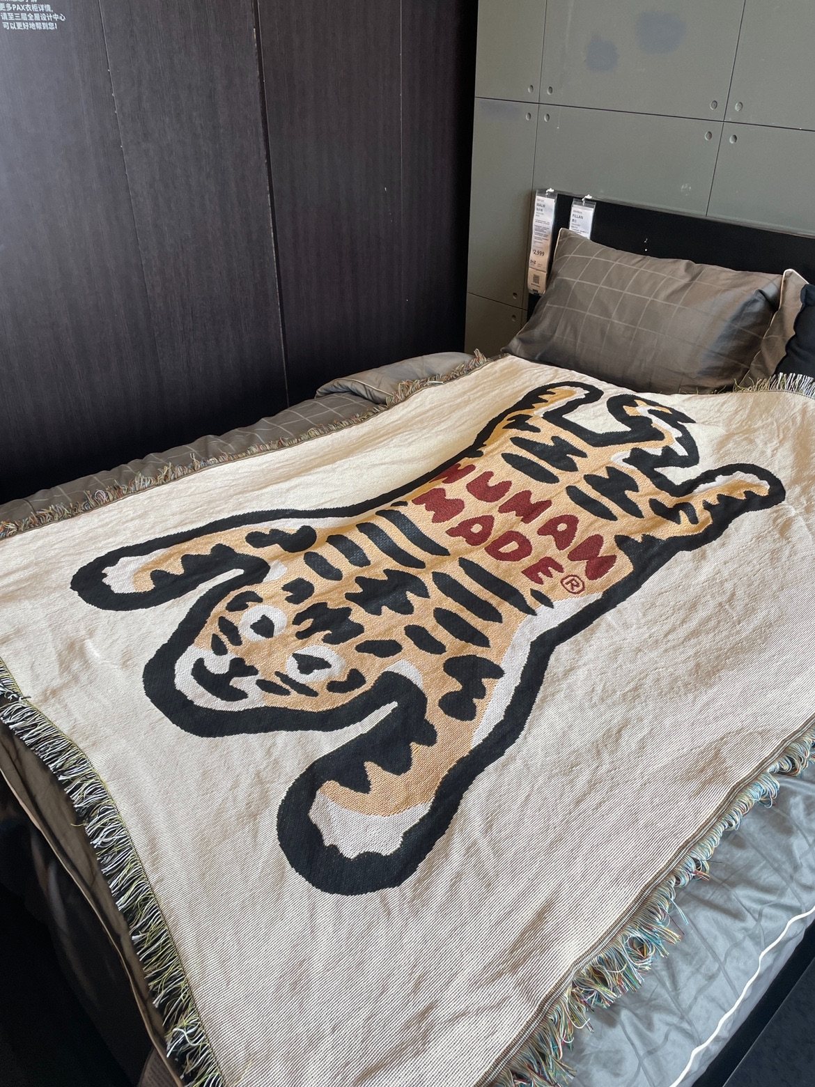 GALA Foreign Trade Order Tiger Fun Couch Blanket Personality Tapestry Casual Blanket Cover Blanket Single