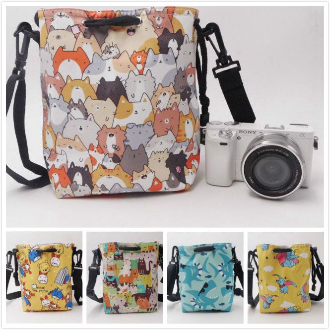 Cute camera bag single eye micro single eye camera bag portable skew satchel suitable for Canon Nikon Sony Fuji M50200D2