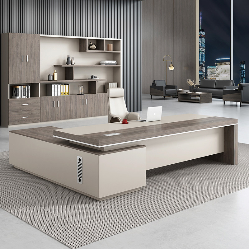 Desk Boss Table Minimalist Modern Grand Bandae President Table Manager Table Desk Desk Office Table Chairs Combination