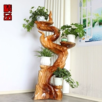 Toàn bộ khung gỗ khắc tự nhiên một gốc cây bonsai khung phòng khách hiên ban công sàn gỗ tự nhiên trang trí - Các món ăn khao khát gốc bàn ghế gốc cây gỗ lim