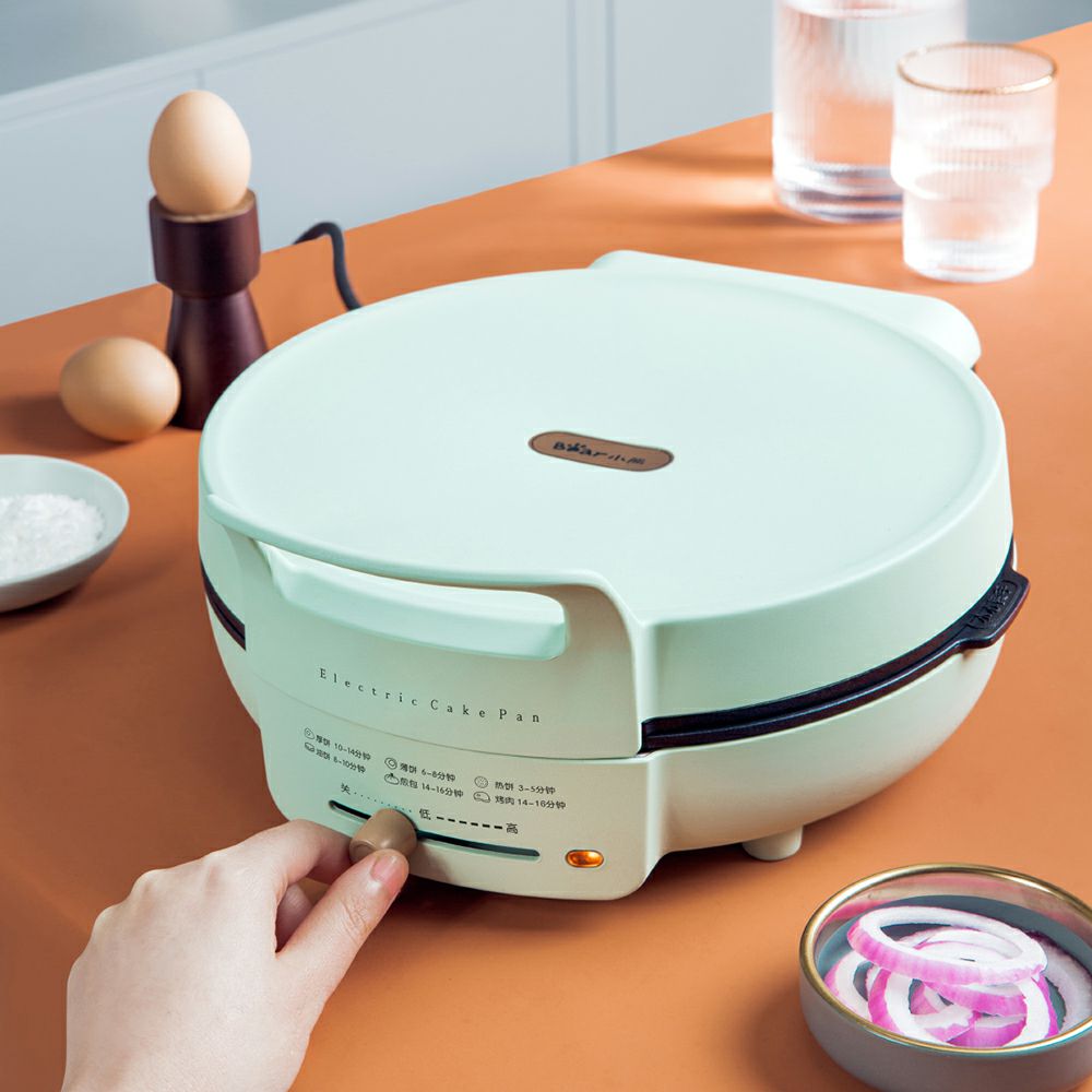 Bear electric cake pan Electric cake file household new deepened and enlarged double-sided automatic power-off pancake pot Pancake pancake machine