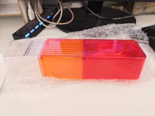 Stacker accessories stacker rear light three-color plastic shell stacker plastic lampshade joint force lampshade plastic three-color rear