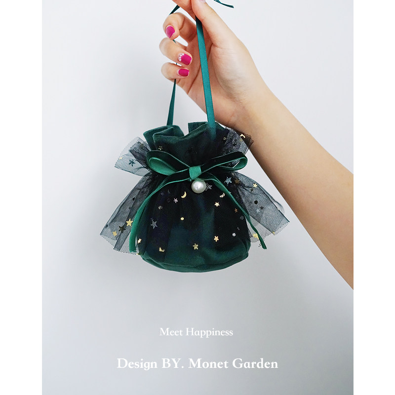 Monet Garden Wedding Happy Sugar Box Wedding Delight Candy Bag Hand Creative Candy Box New Personality Wins-Taobao