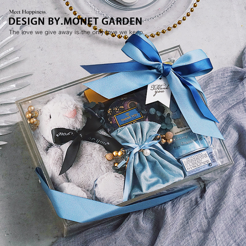 Monet Garden Creative Marriage Bride Gift with High-end Customized Acrylic Egg