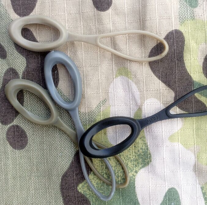 EDC military standard high strength zipper tail rope pull head TPU material durable elastic foot zipper head