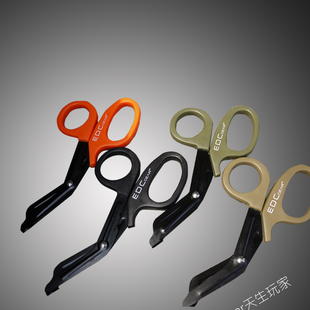 EDC EMT with fine teeth Begging For Rescue Scissors Medical Emergency Scissors Field Survival Gear