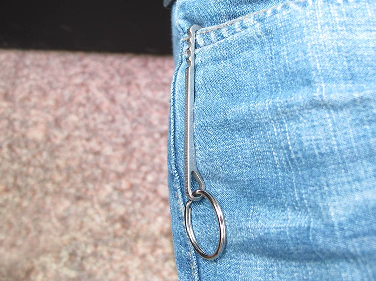 Серебряный брелок для ключей, кошелька, оборудования