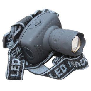 3W LED Strong Light Scale Zoom Camping Head Light Cycling Head Light Mountaineering Light Field Survival Equipment