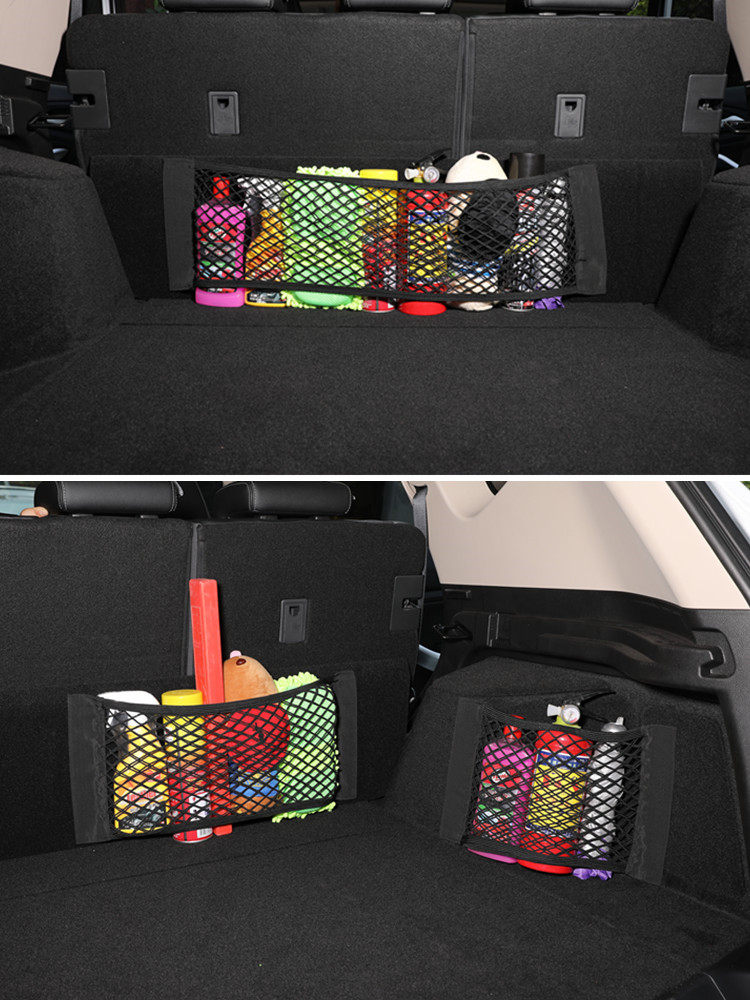 Car Velcro net pocket car trunk storage artifact storage bag car storage rack car supplies