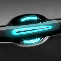 Car door handle protective film reflective invisible door Bowl protection sticker carbon fiber car door handle sticker paint surface scratch resistant sticker
