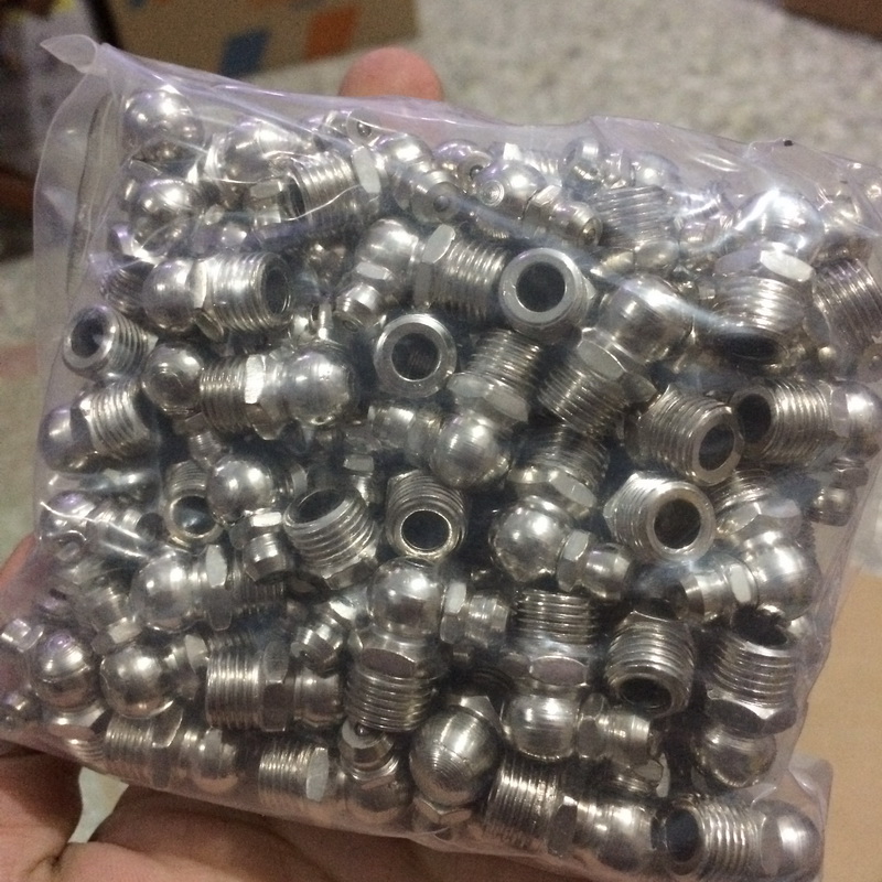 Iron nickel plated national standard straight bend gun accessories butter muzzle tip flat head M6M8M10 12