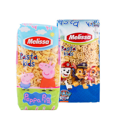 【麦丽莎】意大利面粉红小猪面条通心粉