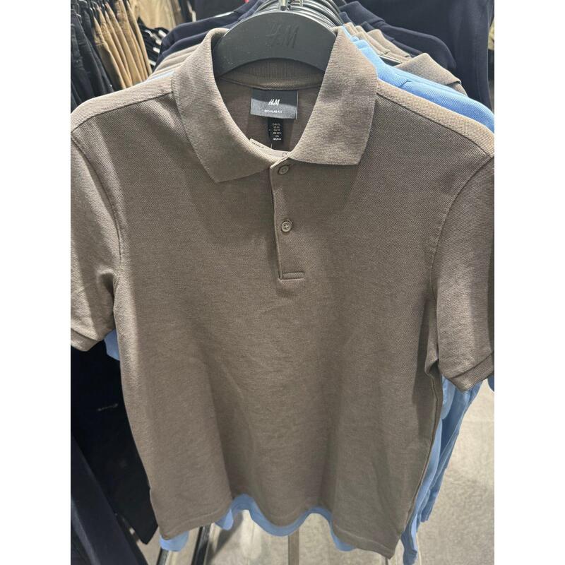 H Brand Genuine Men's Clothing, New March Collection, Versatile Casual Fashion Turn-Down Collar Short-Sleeve Shirt 1278522 in Stock
