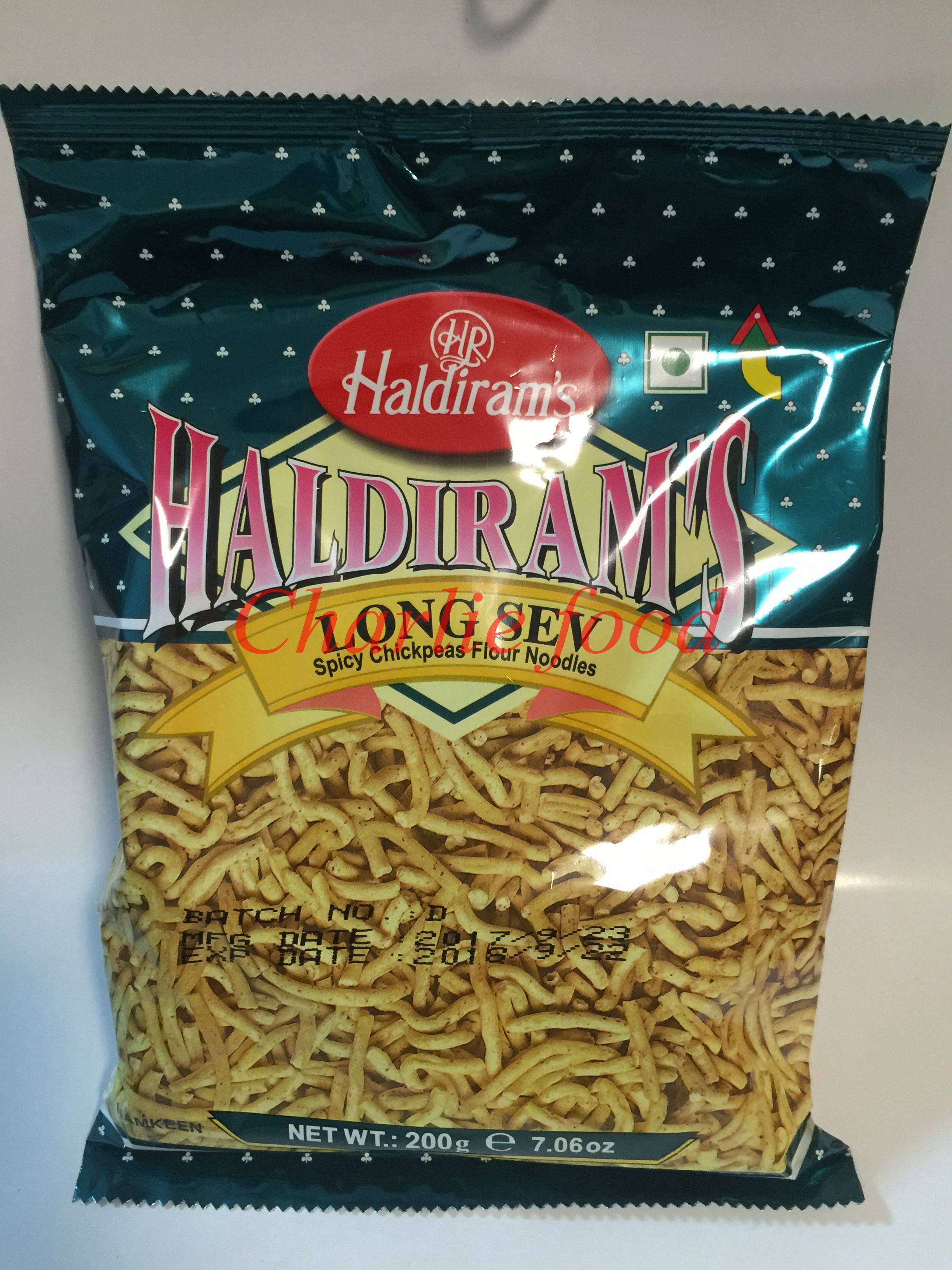 Haldiams long sev snacks India imports snacks 200g delivery free