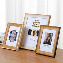 Washing photos plus photo frame table 7 inch 6 8 10 12 A4 simple American creative wall Children frame ornaments