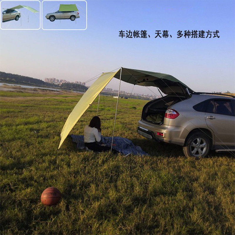 Self Driving Car Side Tent Side Account External Cross Country Suv Car Side Tiancurtain Sun Curtain Vehicular Camping Car Tail Account