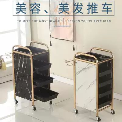 Lili shop hairdressing tool cabinet beauty cart mobile tool car hair salon special beauty salon storage cabinet