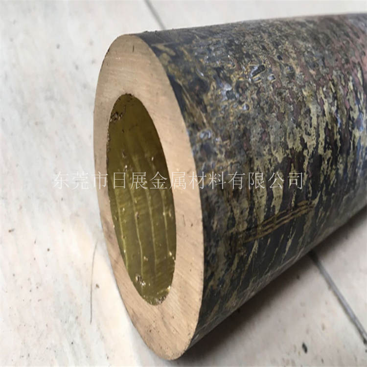 Supply QSn 4 - 3 tin bronze plate tin bronze rod zero - cut wear resistant black skin large size copper tube